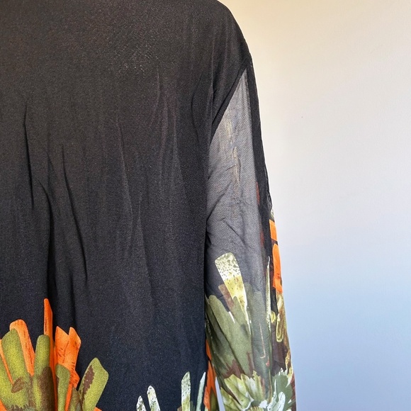 Unique Floral pattern dress, bright and colourful, Size XL - Picture 8 of 13